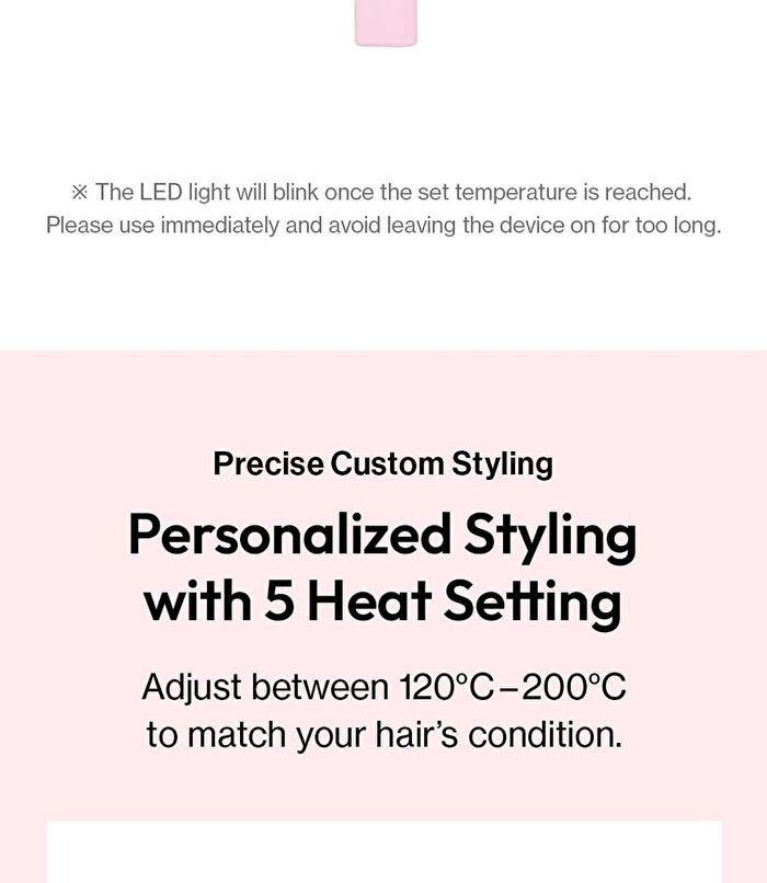 Softbar Flat Iron - 5 Types - Pink Vanilla