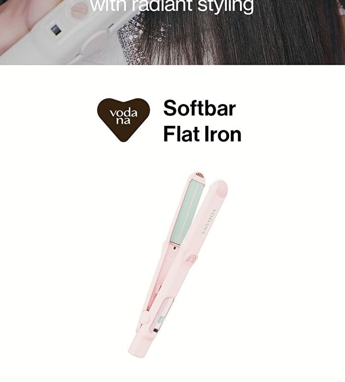 Softbar Flat Iron - 5 Types - Pink Vanilla