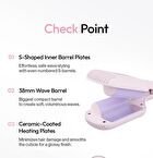 Compact Wave Iron - 2 Types - Pink Lavender