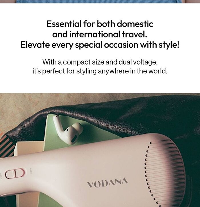 Compact Wave Iron - 2 Types - Pink Lavender