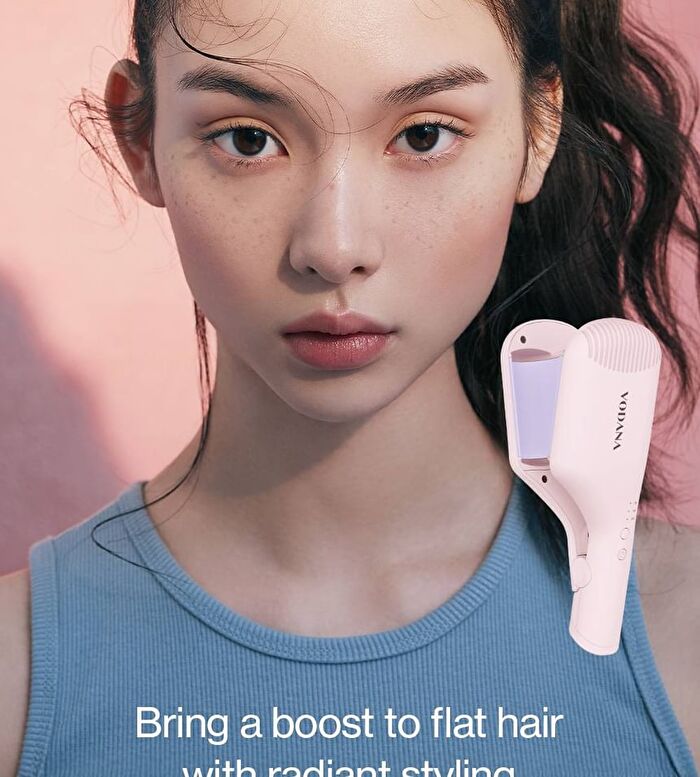 Compact Wave Iron - 2 Types - Pink Lavender