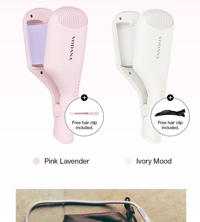 Compact Wave Iron - 2 Types - Pink Lavender