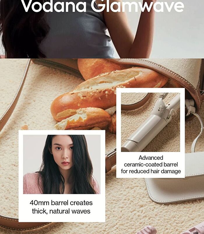 Glamwave Curling Iron 40mm - 3 Types - Violet