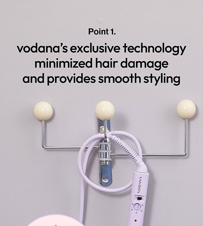 Glamwave Curling Iron 40mm - 3 Types - Violet