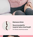 Glamwave Curling Iron 40mm - 3 Types - Violet