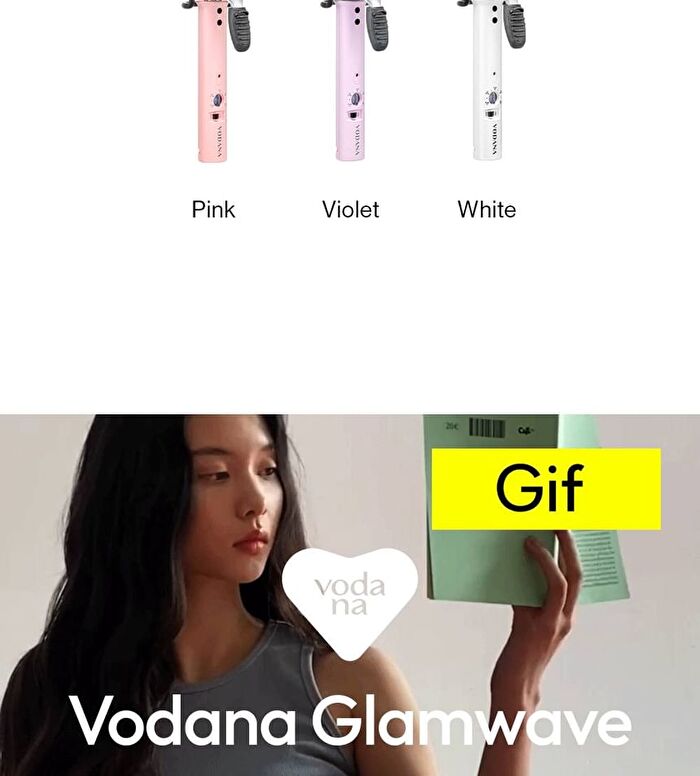 Glamwave Curling Iron 36mm - 6 Types - Pink