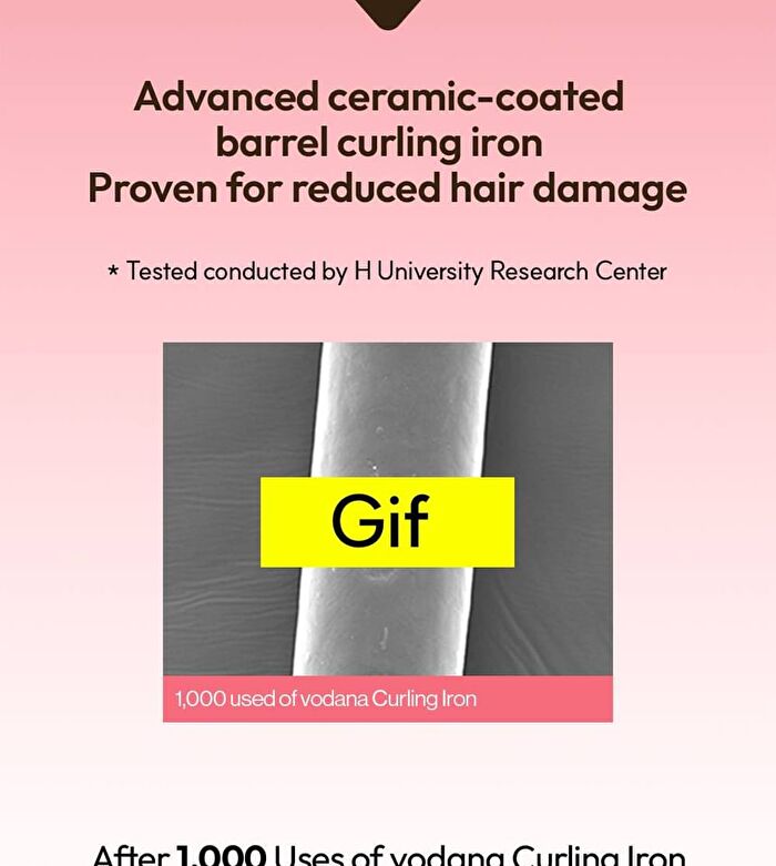 Glamwave Curling Iron 36mm - 6 Types - Pink