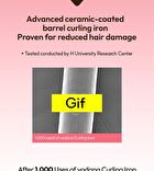 Glamwave Curling Iron 36mm - 6 Types - Pink