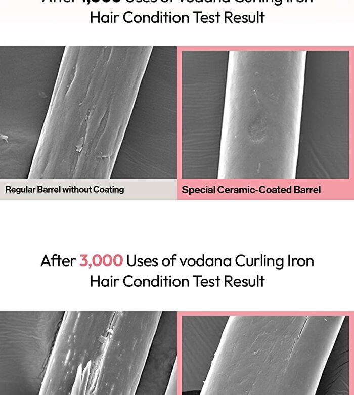 Glamwave Curling Iron 36mm - 6 Types - Pink