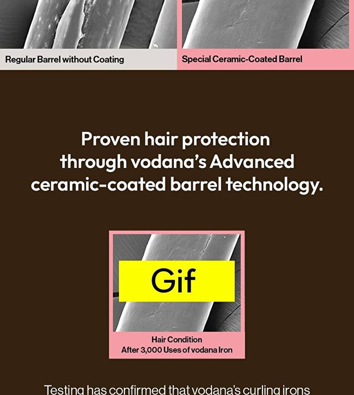 Glamwave Curling Iron 36mm - 6 Types - Pink