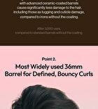 Glamwave Curling Iron 36mm - 6 Types - Pink