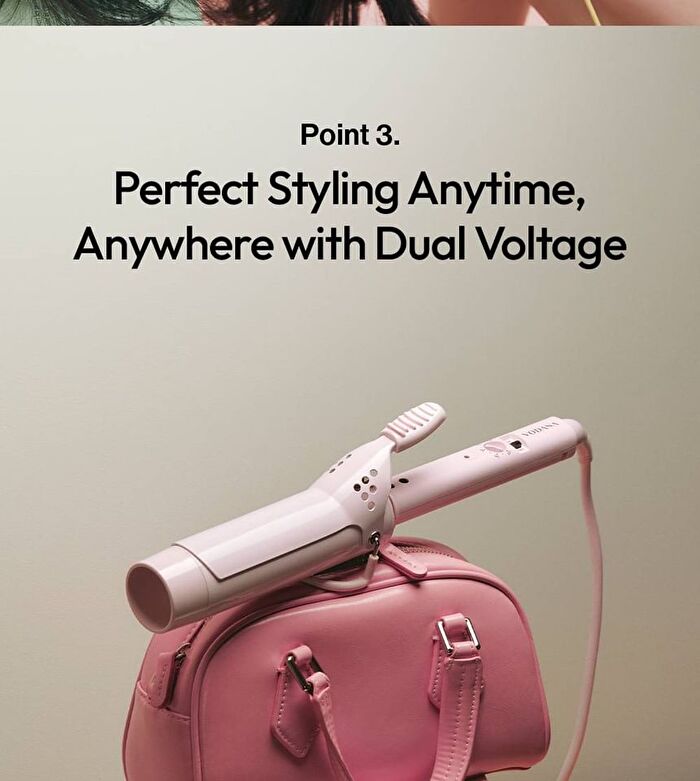 Glamwave Curling Iron 36mm - 6 Types - Pink