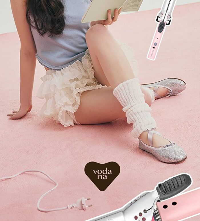 Glamwave Curling Iron 36mm - 6 Types - Pink