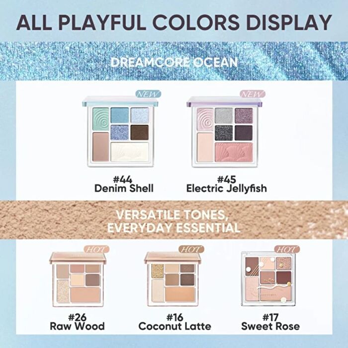 Play Color All-In-One Palette - 2 Types - #44 Denim Shell