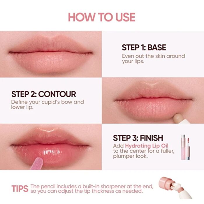 Soft Matte Lip Liner - 4 Colors - #W02 Warm-Tone Contour - 1.25g