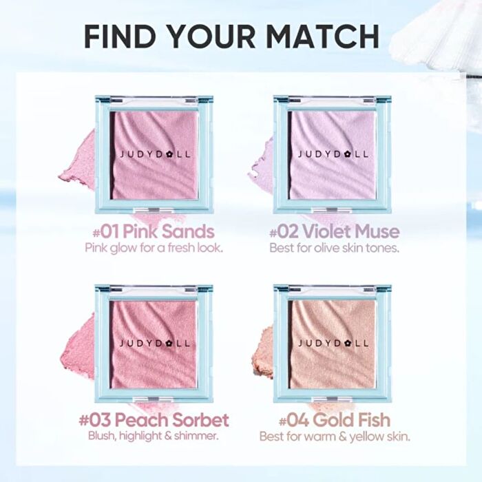 Sheer Tinted Highlighter - 4 Colors - #03 - 4g