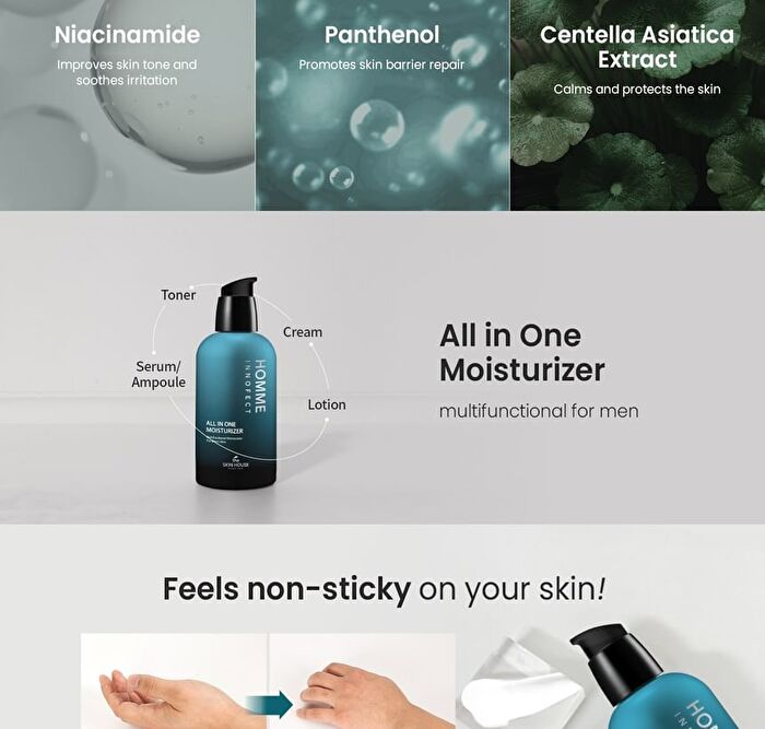 the SKIN HOUSE Homme Innofect All In One Moisturizer - 130ml