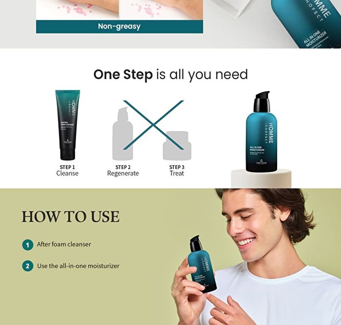 the SKIN HOUSE Homme Innofect All In One Moisturizer - 130ml