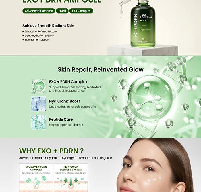 the SKIN HOUSE EXO PDRN Repair Boosting Ampoule - 50ml