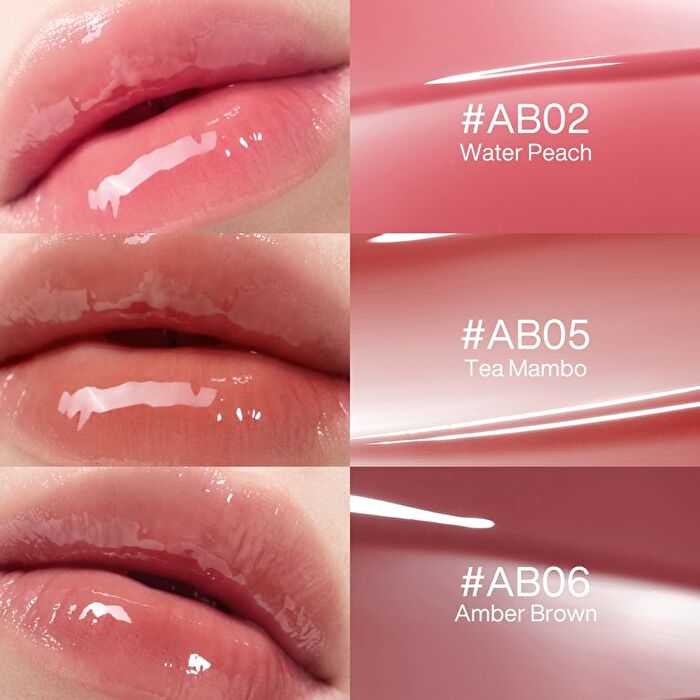 Into You Aqua Burst Lip Glaze 2.0 - 6 Colors - #AB03 Moonlight Persimmon - 3g