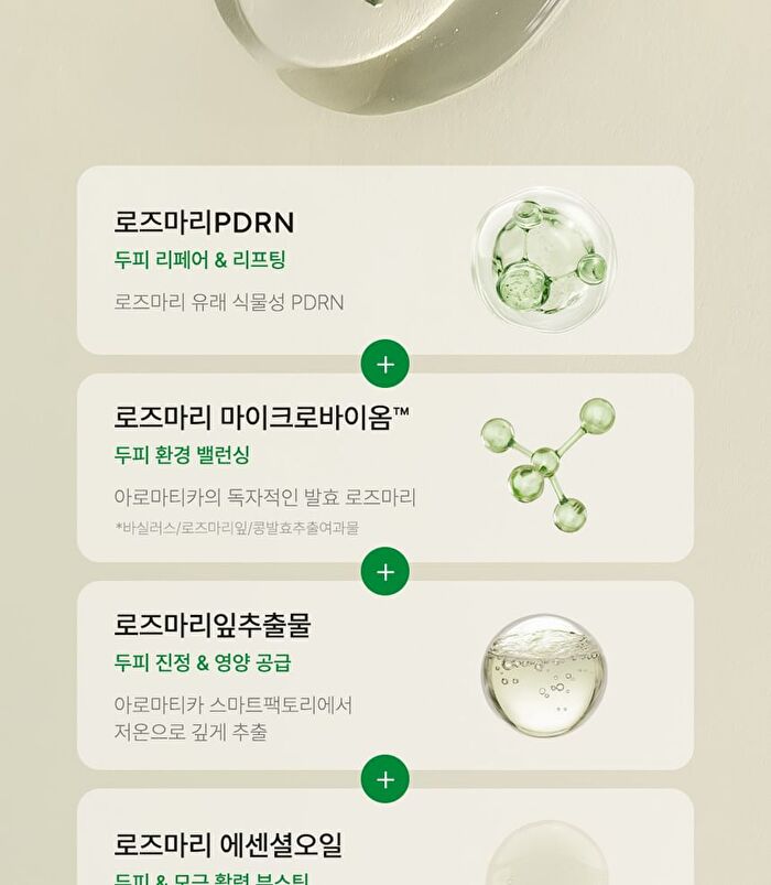 Aromatica Rosemary PDRN Scalp Serum - 100ml