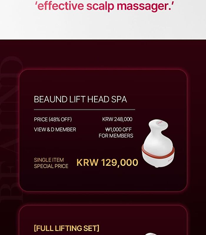 Lift Head Spa - 1 Set