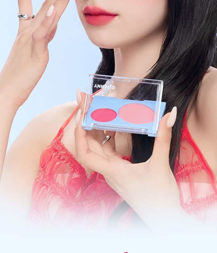 Fluffy Dual Blusher - 4 Types - #03 Cloud Pink