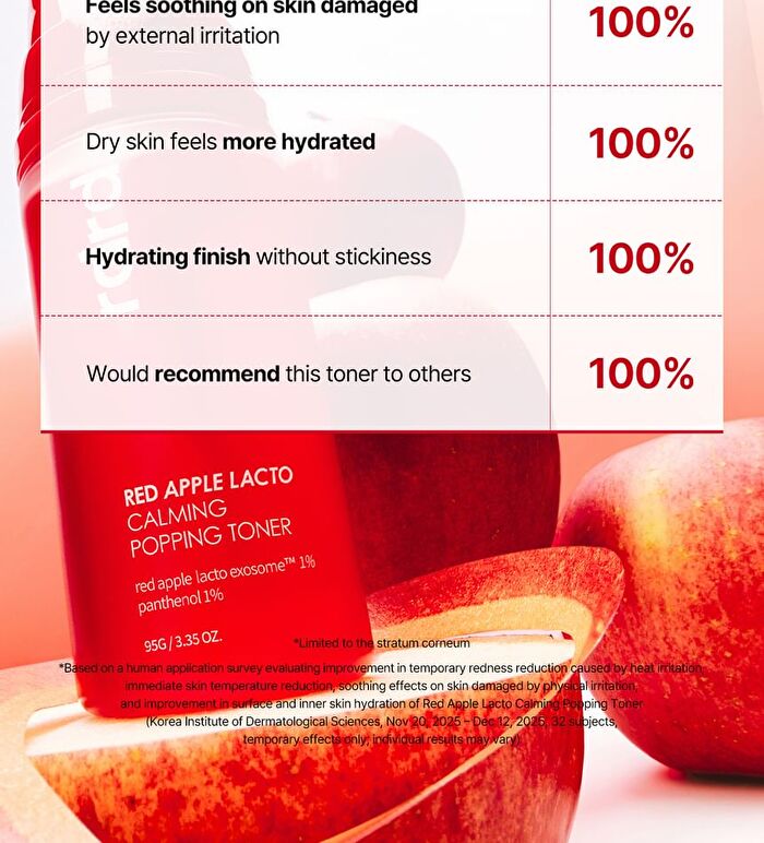 Apple Lacto Calming Popping Toner - 95g