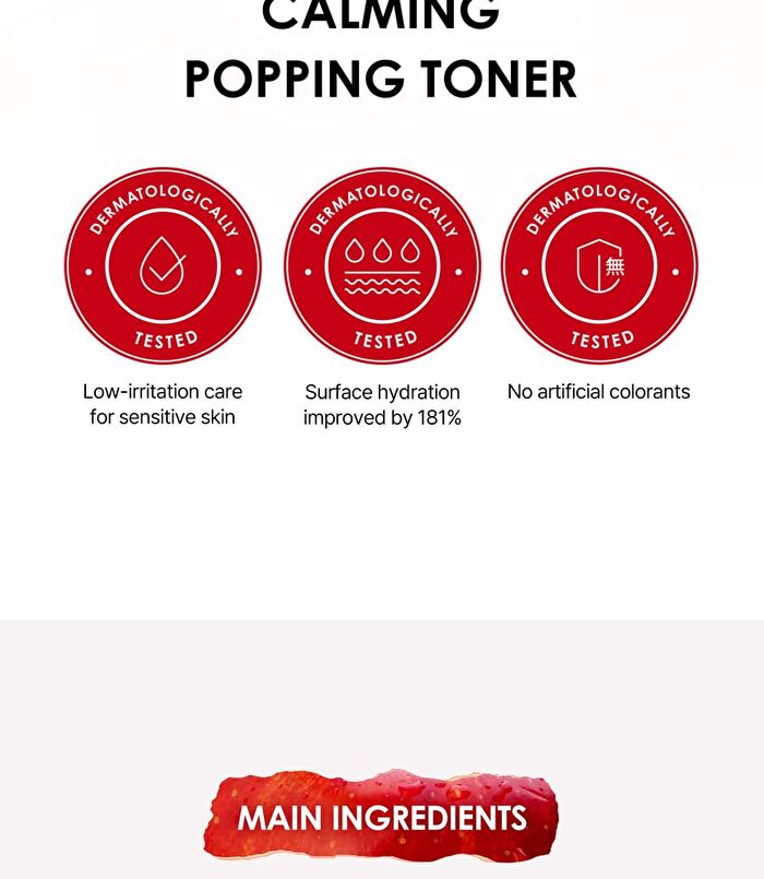 Apple Lacto Calming Popping Toner - 95g