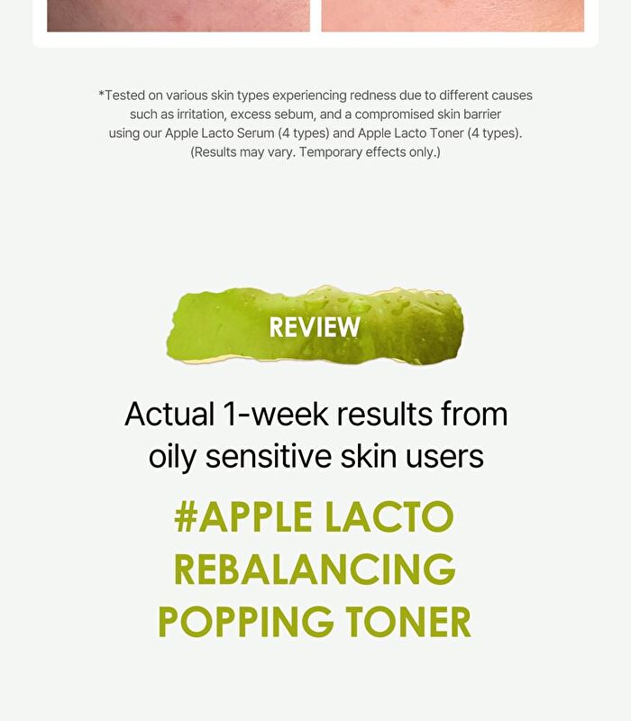 Green Apple Lacto Rebalancing Popping Toner - 95g