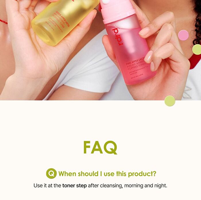 Green Apple Lacto Rebalancing Popping Toner - 95g