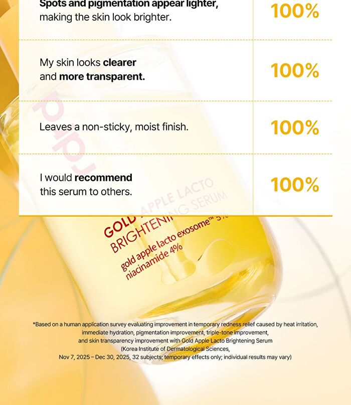 Gold Apple Lacto Brightening Serum - 30ml