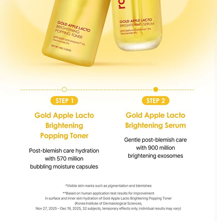Gold Apple Lacto Brightening Serum - 30ml
