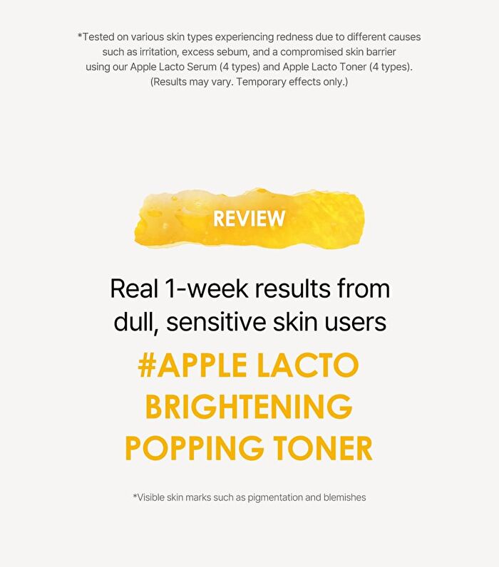 Gold Apple Lacto Brightening Popping Toner - 95g