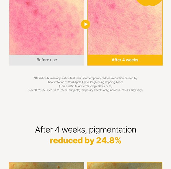 Gold Apple Lacto Brightening Popping Toner - 95g