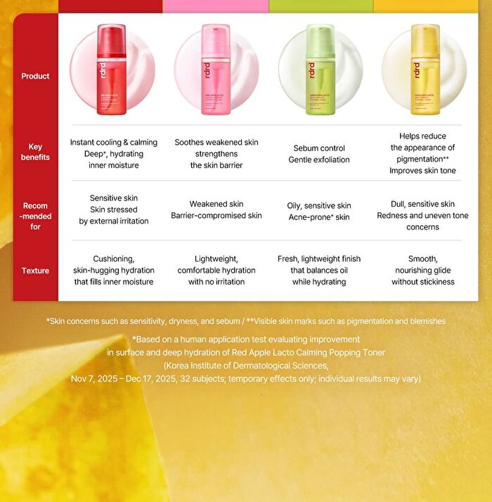 Gold Apple Lacto Brightening Popping Toner - 95g