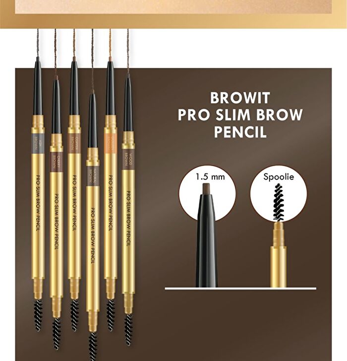 Pro Slim Brow Pencil - Latte Brown