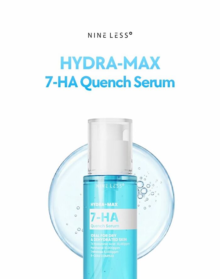 Nineless Hydra-Max 7-HA Quench Serum - 2026 Version - 30ml
