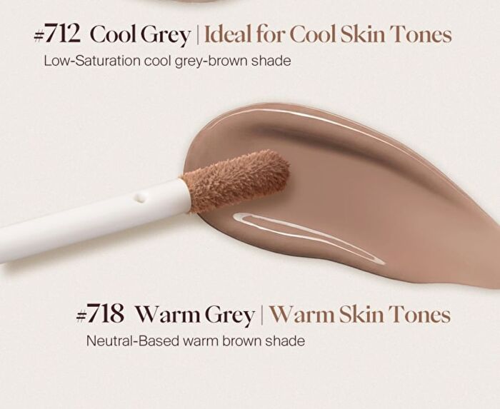 Joocyee Airy Wear Liquid Contour - 2 Shades - #712 Cool Grey - 3.2g