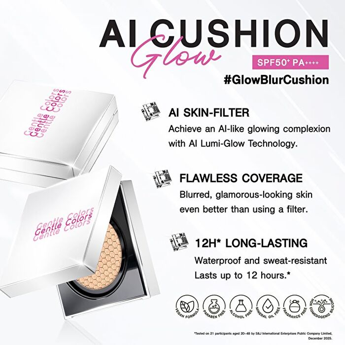 AI Cushion Glow SPF50+ PA++++ - 01 Ivory
