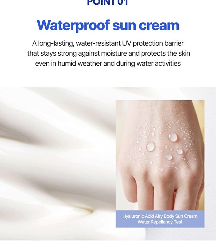 Hyaluronic Acid Airy Body Sun Cream - 150ml