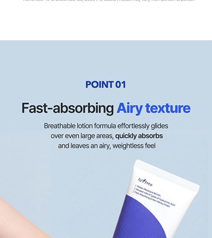 Hyaluronic Acid Airy Body Sun Cream - 150ml