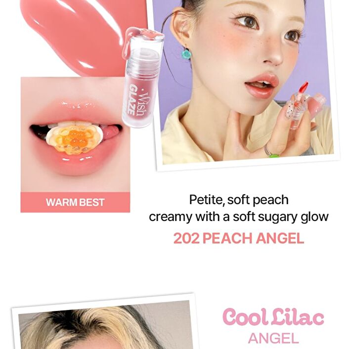 Wish Glaze Tint - 8 Colors - #203 Lilac Angel