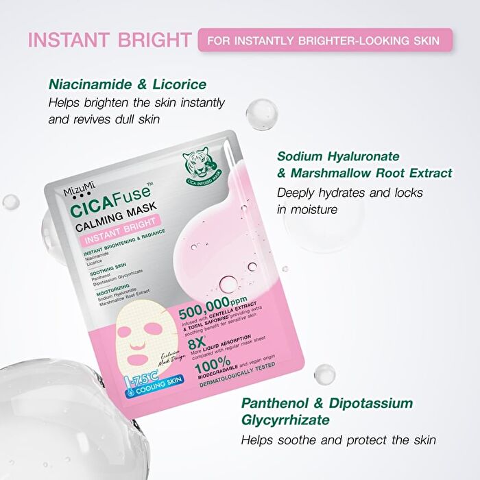 CICAFuse Calming Mask Instant Bright - 1 pc