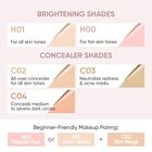 Brightening Concealer Liquid - 5 Shades - #H01 Pearl White - 6g