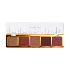 I Heart Revolution Mini Chocolate Eyeshadow Palette Milk Chocolate Ganache 5 Shades 5.5 G