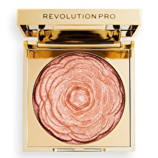 Revolution Pro Pro Lustre Illuminating Blush Highlighter Compact Rose Gold 1 Shade 9 G