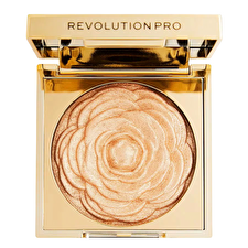 Revolution Pro Pro Lustre Illuminating Blush Highlighter Compact Golden Rose 1 Shade 9 G
