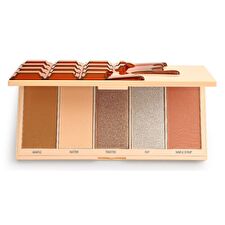 I Heart Revolution Chocolate Highlighting Face Palette Waffle 5 Shades 18 G