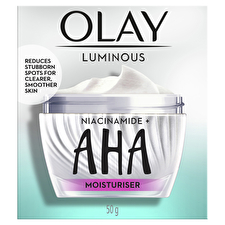 Olay Luminous Niacinamide & Aha Face Cream Moisturiser 50g